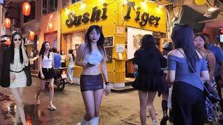 Ho Chi Minh City bustling at night on Weekend | Explore the vibrant nightlife of Saigon, Vietnam