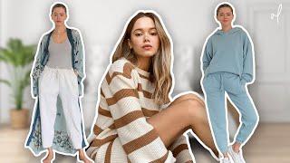 8 COMFY & CUTE Home Outfit Tips You Need To Know | Loungewear Lookbook