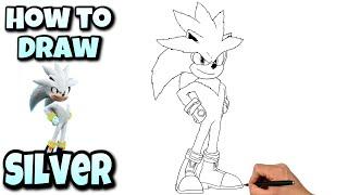 How To Draw Silver The Hedgehog | Sonic #drawing #sonicthehedgehog #silverthehedgehog