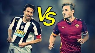 Totti Vs Del Piero - Epic Goals Show | Totti contro Del Piero, Gol piu Belli HD