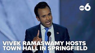 Vivek Ramaswamy holds town hall event in Springfield, Ohio