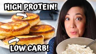 The Best Keto Super Fluffy Pancakes with Cottage Cheese!