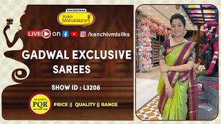 Gadwal Exclusive Sarees Collection | 89 0001 0002 | Kancheepuram Varamahalakshmi Silks Sarees LIVE