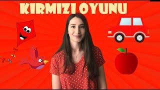 Kırmızı Rengi Parmak Oyunu | Renkler Şarkıları | Okul Öncesi Renkleri Öğreniyorum