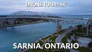 A Captivating 4K Drone Flight Over Sarnia, Ontario | Skyline Serenity