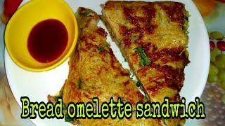 Bread omelette sandwich/ sandwich/bread recipe/ombelete/bread sandwich| Fathu's Samayal