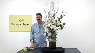 How To Make A Tall Vase Of Faux Flowers Using IKEA Fake Flowers