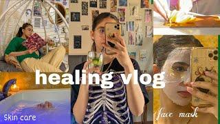 healing vlogولاگ یک روزی که به خودم رسیدمself care 