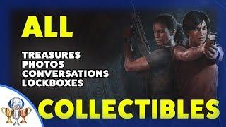 Uncharted The Lost Legacy - All Collectibles (Treasures, Photos, Optional Conversations & Lockboxes)