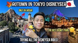 EXPLORING TOKYO DISNEYSEA  [AUTUMN] | IS IT WORTH VISITING? + TRYING THE BEST RIDES IN THE PARK