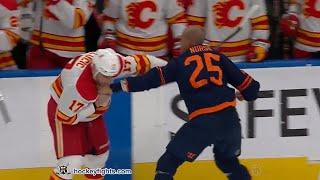 Milan Lucic vs Darnell Nurse Mar 6, 2021