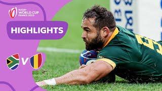 Reinach & Mapimpi bag hat-tricks! | South Africa v Romania | Rugby World Cup 2023 Highlights