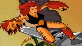 Tigra action scenes from the cartoons Compilation(1994-2022)