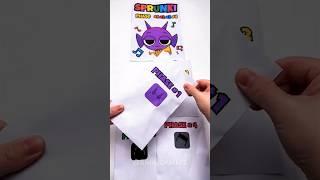 SPRUNKI Durple | ASMR Phase 1vs2vs3vs4 squishy#blindbag #papercraft #sprunkiincredibox