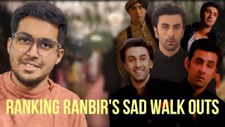 Ranking RANBIR KAPOOR's walk out scenes in movies after Heartbreak
