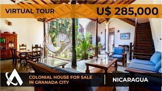 NEW! Colonial Home For Sale In Granada Nicaragua @ U$285,000 | Nicaragua Real Estate