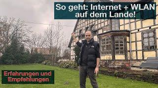 So geht - Internet und WLAN schnell + gute Übertragung, im alten Gebäude und ländlichen Bereich