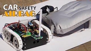 Auto Car Safety System With Airbag and SMS Notifications | Raspberry Pi Projects