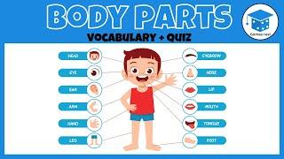 Body Parts Vocabulary And Quiz For Kids