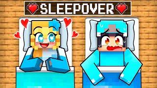 Omz & Crystal SLEEPOVER in Minecraft!