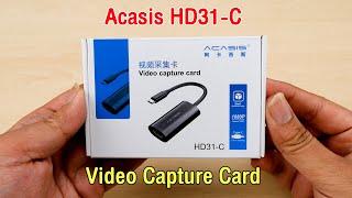 การ์ดแคปเจอร์ Acasis HD31-C Capture Card