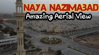 Naya Nazimabad Areal View Karachi Street View 4K | Expedition Pakistan