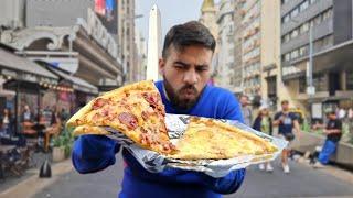 Buscando PIZZAS NEOYORQUINAS: ¡Son gigantes! 