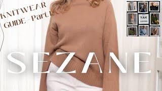 SEZANE KNITWEAR GUIDE - YAK WOOL KNITS | Part I - Fall Winter 2024/2025