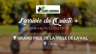 Turfomania Arrivée quinté du Vendredi 01 Novembre 2024