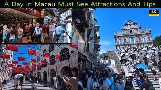 「4K」Macau in 24 Hours: Ultimate Day Trip Guide | Walking Through Time