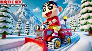 Snow Plow Simulator Gameplay in Tamil | GAMING WITH SHINCHAN