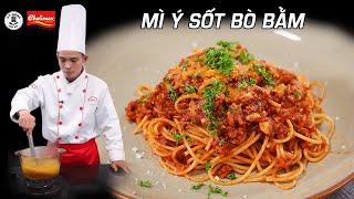 Cách làm Mì Ý Sốt Bò Bằm ngon - Spaghetti chuẩn vị Âu | Kỹ Năng Vào Bếp