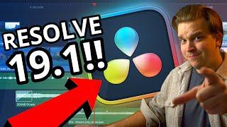 DaVinci Resolve 19.1 UPDATE!  - BEST New Features!