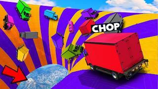 GTA 5 CHOP PUSHED FROSTY IN DERBY FUNNEL CHALLENGE