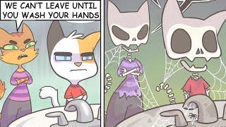 Funny Comics With Cat Family Twist #6 | Feline Comic Dub