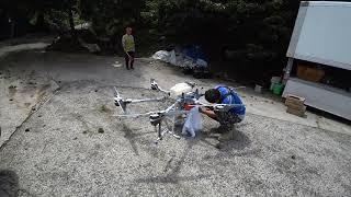 2022 하동 밤나무 방제  Drone spraying pesticides on chestnut trees