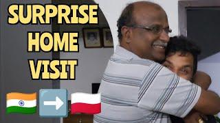 SURPRISING MY FAMILY | GOING BACK TO INDIA AFTER 2 YEARS | POLAND ️ INDIA #happy #surprise