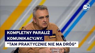 "Straż zakłada najgorsze scenariusze". Zastępca komendanta Państwowej Straży Pożarnej o powodzi