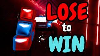 Losing in Beat Saber... (On Purpose)