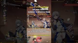 AGLAEA CARRY SUNDAY X BRONYA #honkaistarrail #honkaistarrailgameplay #hsr #f2p #apocalypticshadow