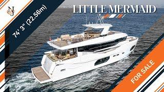 M/Y LITTLE MERMAID for Sale | 74’ (22.6m) Numarine Yacht