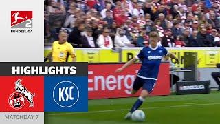 An Intense Duel! | 1. FC Köln - Karlsruher SC 4-4 | Highlights | Matchday 7 - Bundesliga 2 24/25