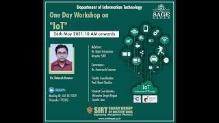 #IOT_WORKSHOP_01  #Department_Of_Information_Technology_Bhopal