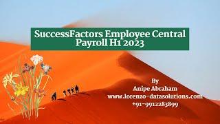 SuccessFactors Employee Central Payroll H1 2023