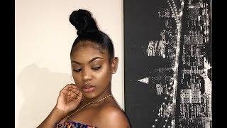 SLEEK TOP KNOT BUN TUTORIAL | Talk Through!!!