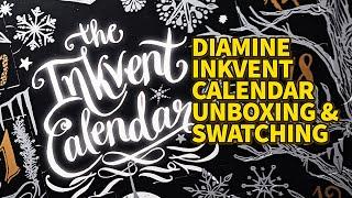 Diamine Inkvent Calendar 2024 Unboxing & Swatching