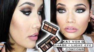 Kat Von D Shade + Light Eye AND Contour Palette | Talk Through Tutorial