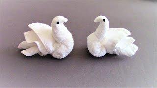 How to fold Towel Bird - Towel Swan Duck | Housekeeping Towel Art | Towel Animal Folding |