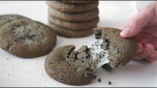 Sub) 흑임자 찹쌀떡(모찌) 쿠키 :  검은깨 쿠키 만들기 : Black sesame mochi cookie │Brechel 브리첼