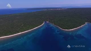 Daskovica Bay, Island Olib (Croatia) Aerial video